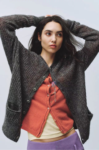 Simple Project Mohair Cardigan