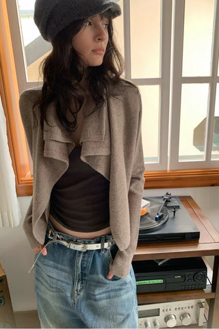 Simple Project Origami Wool Cardigan