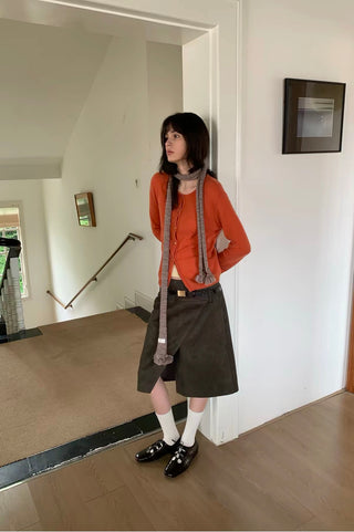 Simple Project Tassel Wool Scarf
