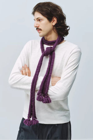 Simple Project Tassel Wool Scarf