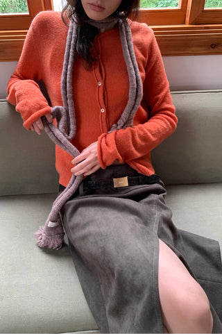 Simple Project Tassel Wool Scarf
