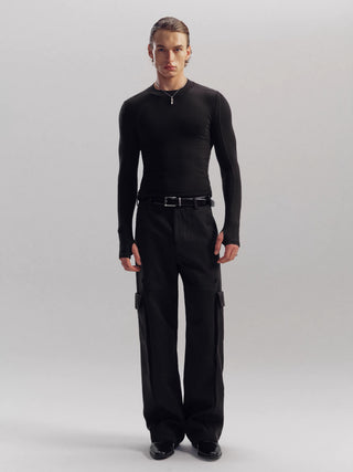 NFAI Wire Frame Long Sleeve Top
