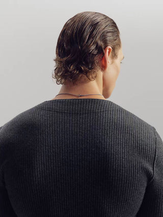 NFAI Wool Henley Long Sleeve Top