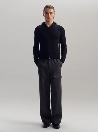 NFAI Wool Single-Pocket Trousers