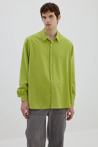 Simple Project Tencel Shirt-Apple Green
