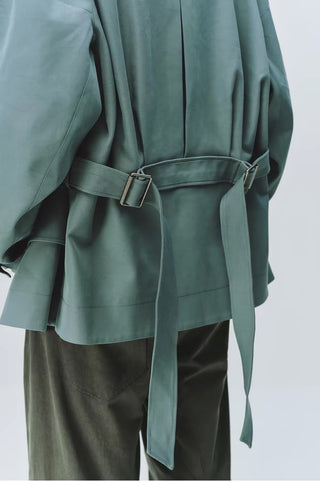 Simple Project Belt Field Jacket