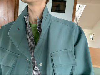 Simple Project Belt Field Jacket
