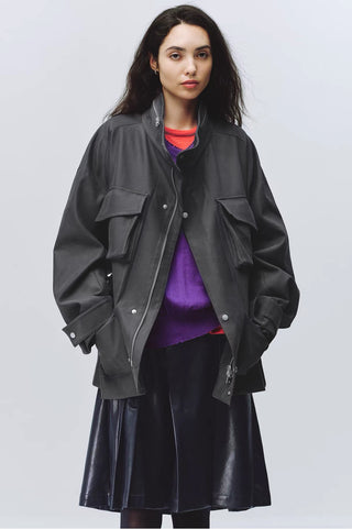 Simple Project Belt Field Jacket