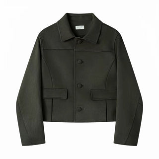 Simple Project Suedette Short Jacket