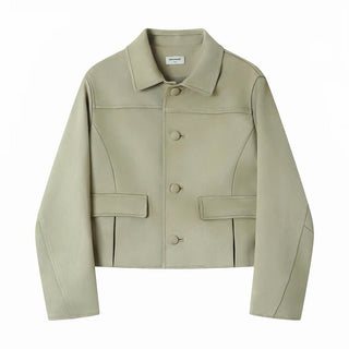 Simple Project Suedette Short Jacket