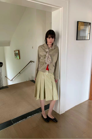 Simple Project Suedette Short Jacket