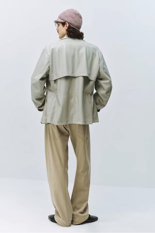 Simple Project Coated Hunting Jacket