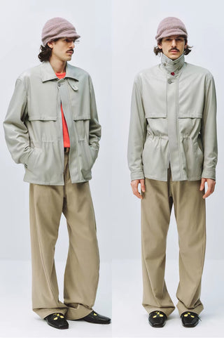 Simple Project Coated Hunting Jacket