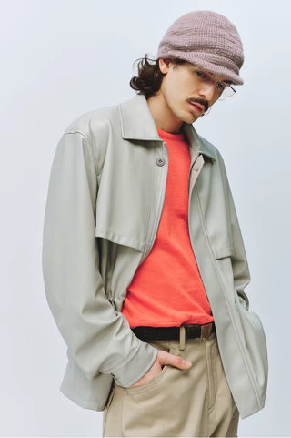 Simple Project Coated Hunting Jacket