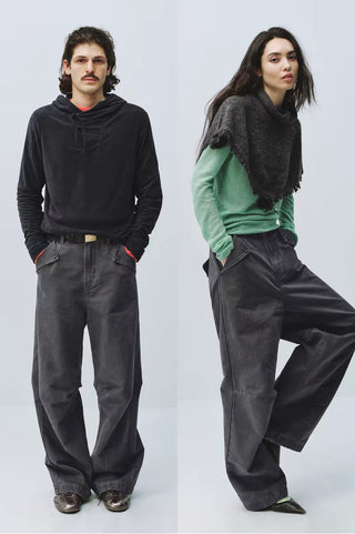 Simple Project Washed Cargo Pants