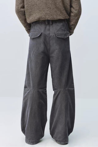 Simple Project Washed Cargo Pants
