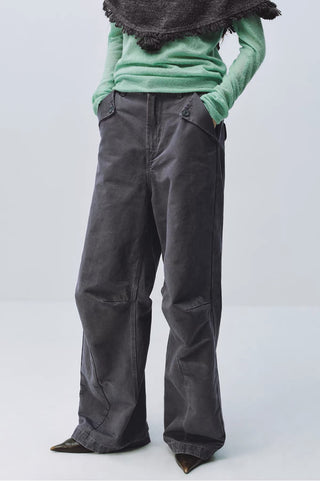 Simple Project Washed Cargo Pants