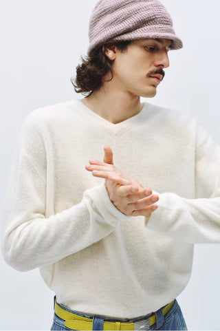 Simple Project Merino Wool Knit Top