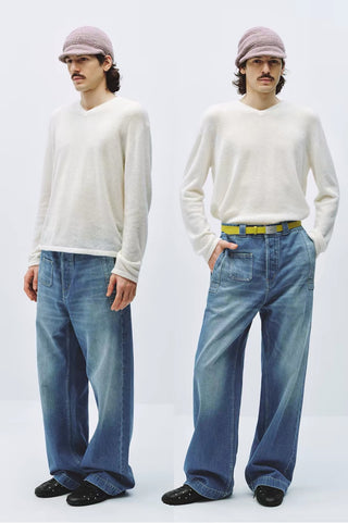 Simple Project Merino Wool Knit Top