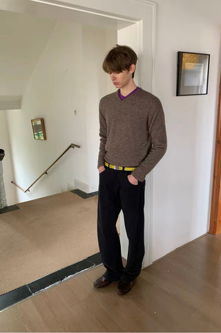 Simple Project Merino Wool Knit Top