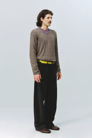 Simple Project Merino Wool Knit Top