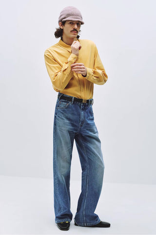 Simple Project Whiskered Boot Cut Jeans