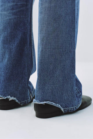 Simple Project Whiskered Boot Cut Jeans