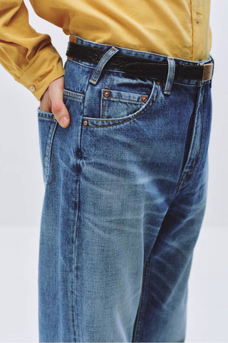 Simple Project Whiskered Boot Cut Jeans