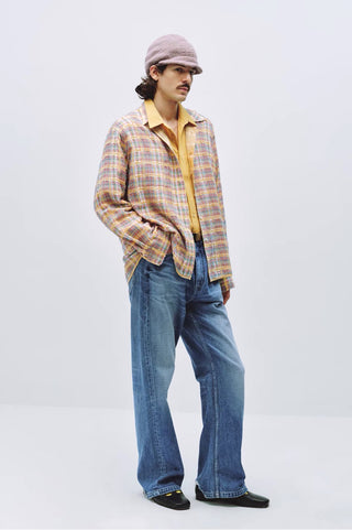 Simple Project Whiskered Boot Cut Jeans