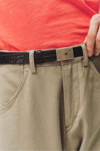 Simple Project Croc Copper Hinge Belt
