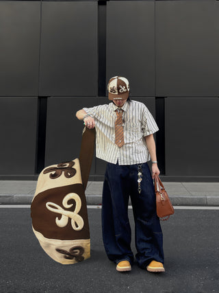 8LOME Tai Chi Baseball Cap-Brown