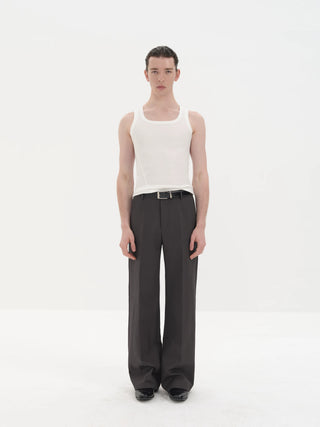 NFAI Tailored Loose Fit Trousers-Gray