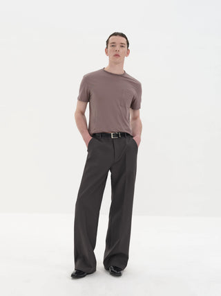 NFAI Tailored Loose Fit Trousers-Gray
