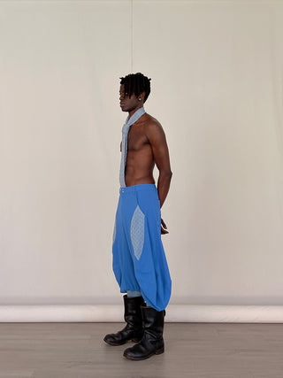 KILLWHY Kung Fu Rain-Proof Pants-Blue