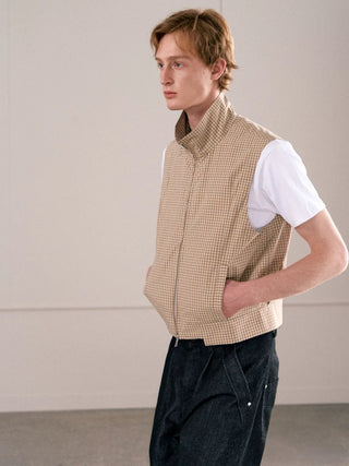 Conchoboe Offest Vest-Beige