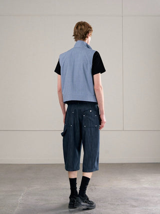 Conchoboe Offest Vest-Blue