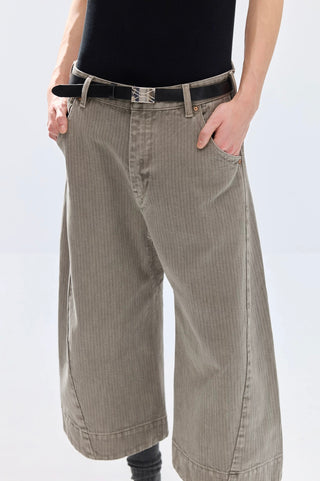 Simple Project Engineered Shorts-Taupe Gray
