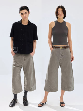 Simple Project Engineered Shorts-Taupe Gray