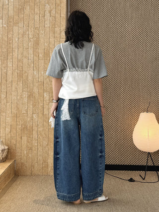 96 Cropped Balloon Jeans