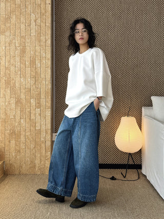 96 Cropped Balloon Jeans