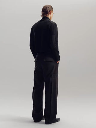 NFAI Patch Zip Knit Jacket