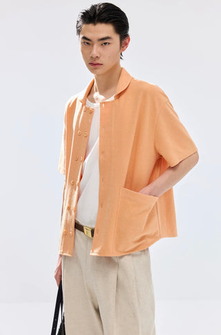 Simple Project Terry Shirt-Peach