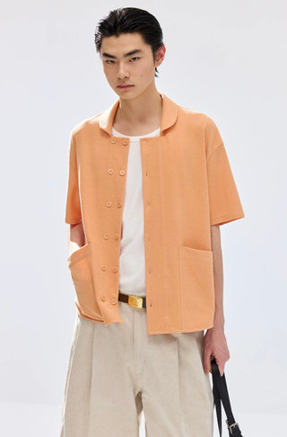 Simple Project Terry Shirt-Peach