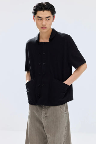 Simple Project Terry Shirt-Black