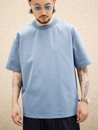 MIZUTOKI Ponte Roma Basic Tee-Serene Blue