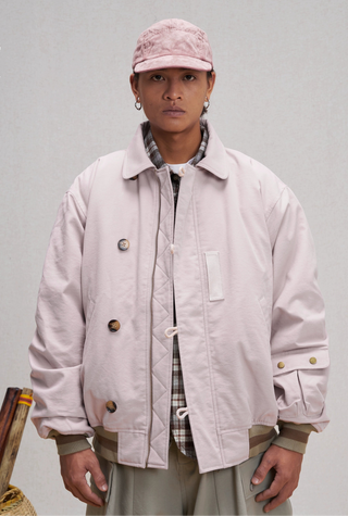 Unlimited Mote MA1 Bomber Jacket-Pink
