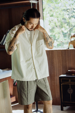 MIZUTOKI Stripe Origami Shirt