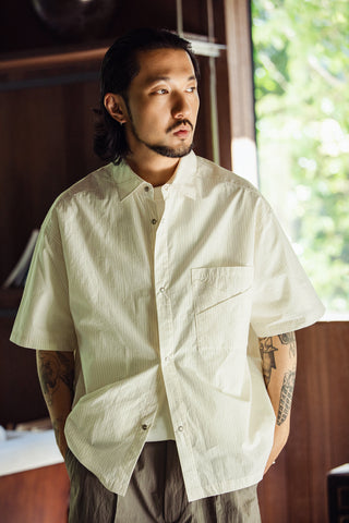 MIZUTOKI Stripe Origami Shirt