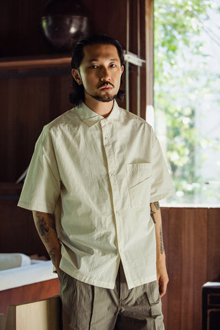MIZUTOKI Stripe Origami Shirt