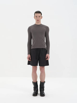 NFAI Slim Fit Long Sleeve-Etain Grey